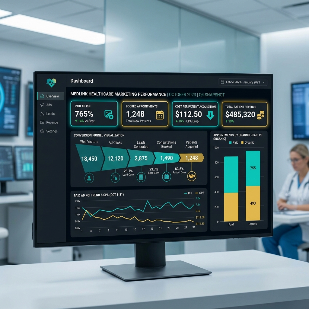 Multi-channel healthcare ROI analytics